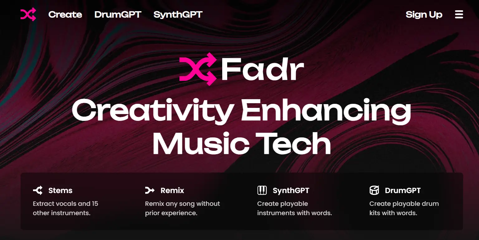 Fadr AI Music Creator