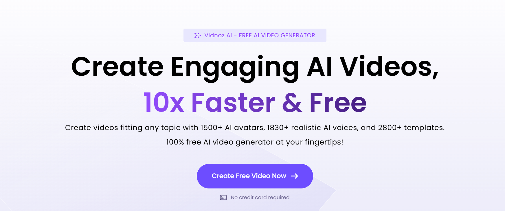 Open Vidnoz AI Music Generator