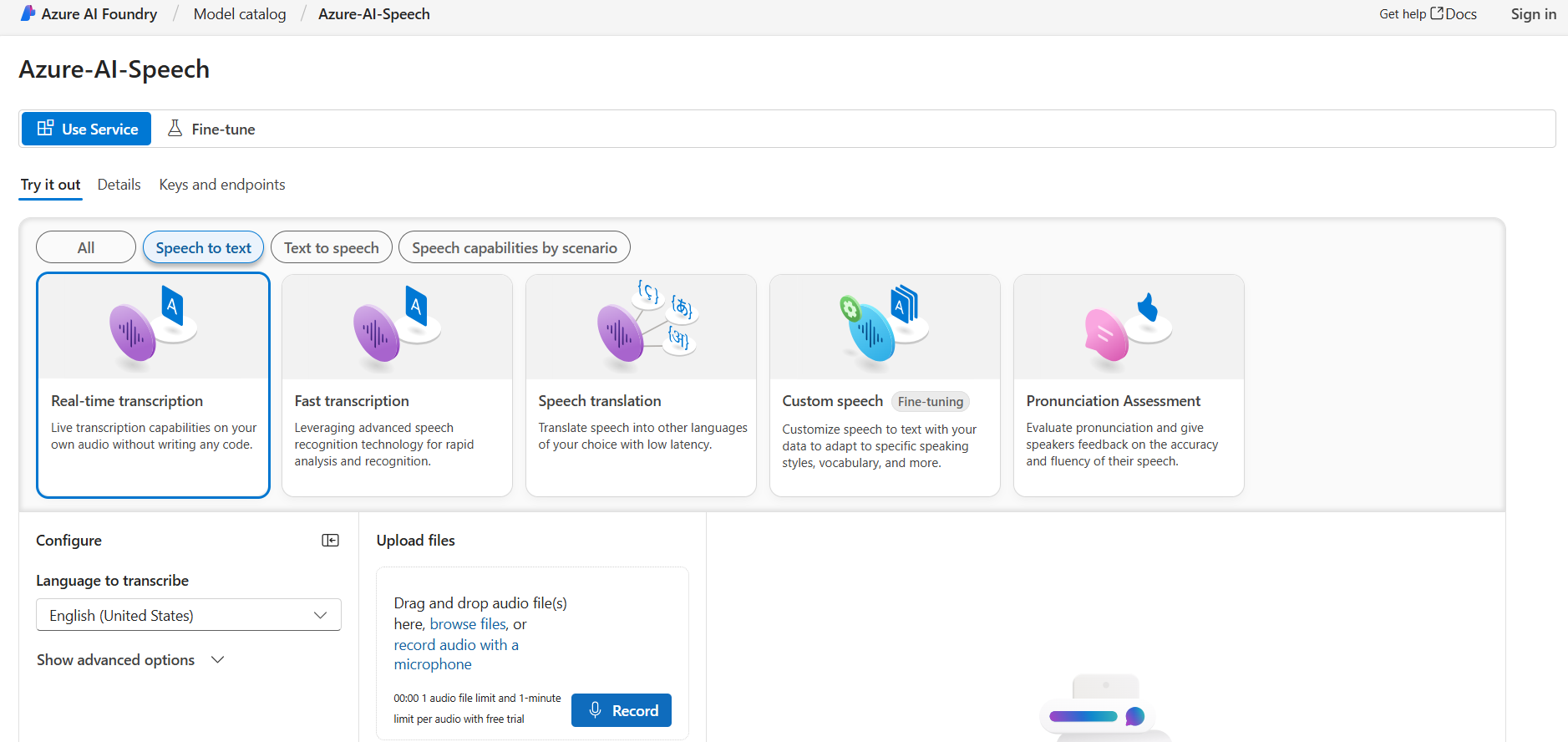 Microsoft Azure Speech