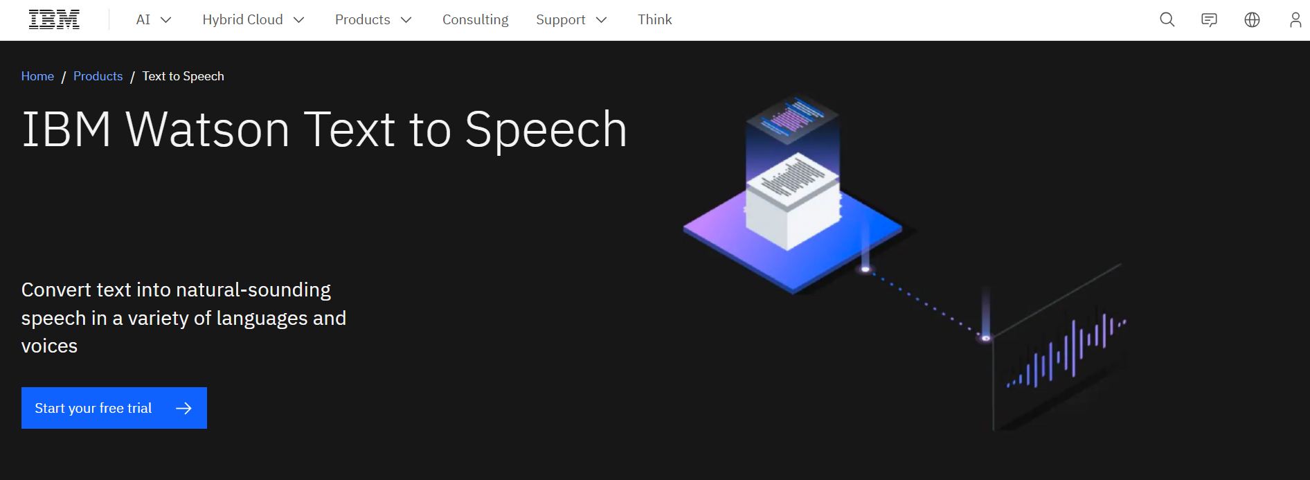IBM Watson Text-to-Speech